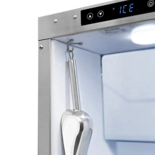 ZLINE 15" Touchstone Clear Cube Ice Maker Drain Pump Stainless Steel Polished Gold ICCDZ-ST-15-G