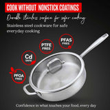 Sauté Pan with Lid — 4-Qt.