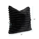 Pillow 20 x 20 Shar Pei Black - Down Insert
