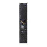 Mies Black Marble Monolith Clock