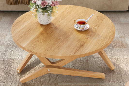 JAVERO Round 2-in-1 Transformer Coffee Table