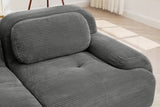 MIA 117'' 3-Seater Sofa with 2 Ottomans