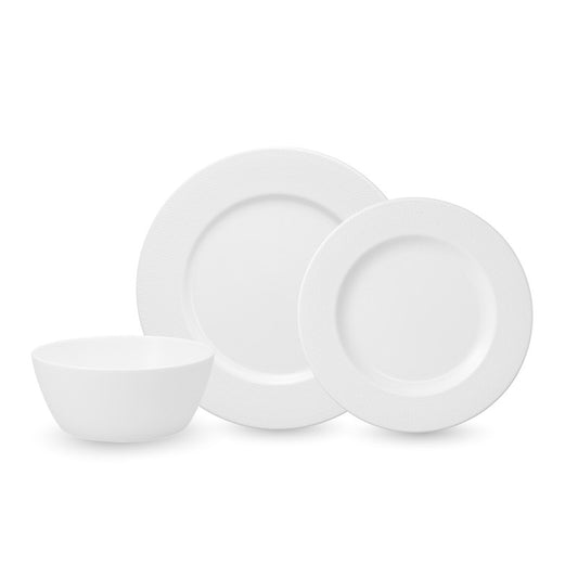 Ornament Black 12pc Dinnerware Set