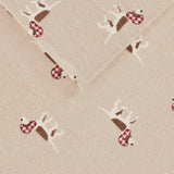 Wholesale Cotton Flannel Winter Sheet Set, Tan Dog