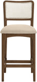 Atrium - Counter Stool With Brushed Brown Base (Set of 2)