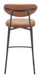 Rorun Barstool (Set of 2) Brown