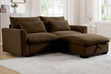 PERTH 86" Loveseat with 1 Ottoman