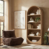 Hearth - Oak Veneer And Solid Wood Bookcase