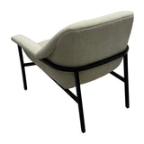Curved-Back Modern Accent Chair, Beige*
