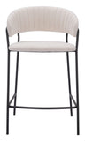 Josephine Counter Stool (Set of 2) Cream