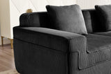 MARTHA 153" 4-Seater Sofa with 1 Ottoman