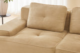 CORDELIA 117" 3-Seater Sofa with 1 Ottoman