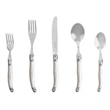Laguiole 20-Piece Stainless Steel Flatware Set For 4, Pewter