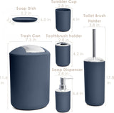 Moss & Stone Modern Bathroom Accessories Set