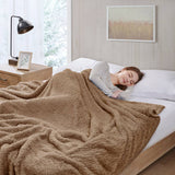 Winter Cottage Berber Blanket, Brown