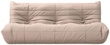 Relax - Vegan Leather 77.75" Upholstered Sofa - Tan