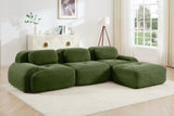 MIA 117'' 3-Seater Sofa with 1 Ottoman