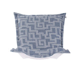 Indoor/Outdoor Puff Chair Cover & Cushion Syros Denim
