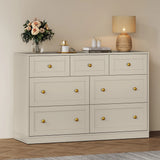7 Drawer Dresser, 47'' Wide Modern Chest of Drawers