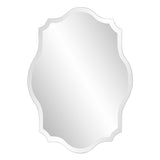 Frameless Scalloped Mirror Long