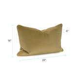 Qivuit Green 14x22 Poly Filled Pillow