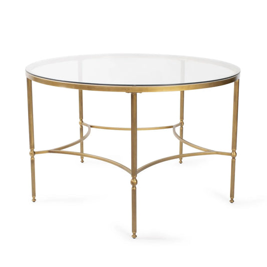 Bonnifait Antique Gold Round Dining Table