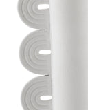 Happy 40 Three Wings White Vase
