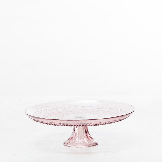 Jupiter Pink Cake Stand 13"