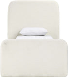 Fira - Linen Textured Fabric Upholstered Bed