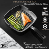 Moss & Stone 11-Inch Nonstick Grill Pan