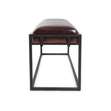 Brisbane Leather Bench