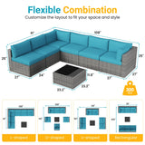 All Weather Outdoor 7-Piece Patio Furniture Set