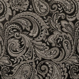 Wholesale Paisley Jacquard Window Panel Pair (2), Black