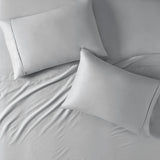 100% Organic Cotton 18" Deep Pocket Sheet Set, Grey