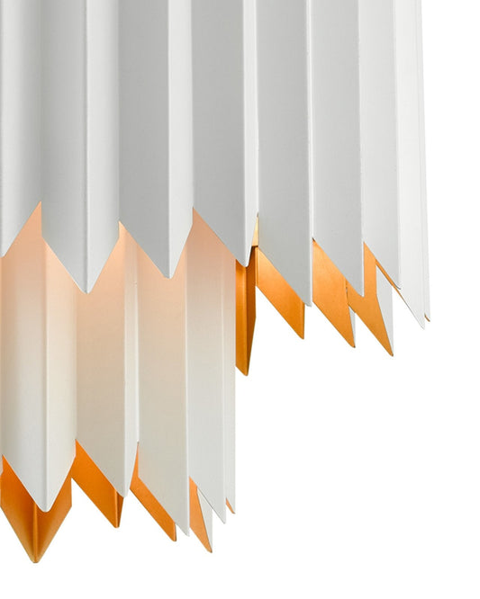 Syrie White Chandelier