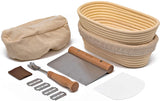 Rattan Sourdough Proofing Basket Set