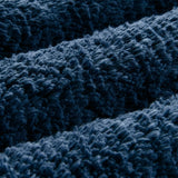 100% Cotton Tufted 3000 Gsm Reversible Bath Rug, Navy