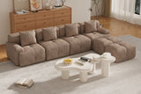 NEXO 135" 4-Seater Sofa with 2 Ottomans