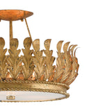 Biddulph Gold Semi-Flush Mount