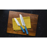 EcoCut 10 Piece Kitchen Knife Set With Blade Guards, Blue