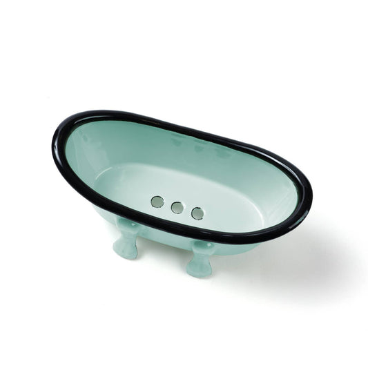 Blue Stallion Blue Mini Bathtub Soap Dish Caddy