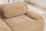 MIA 117'' 3-Seater Sofa with 2 Ottomans