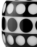 Cicero Small Black & White Vase