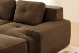CORDELIA 117" 3-Seater Sofa with 2 Ottomans