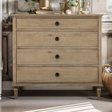 European Country Style Farmhouse 4-Drawer Dresser *