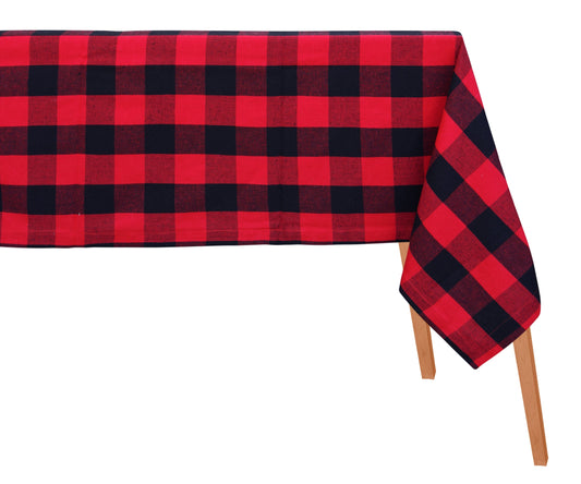 Red and Black Tablecloth
