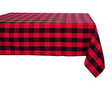 Red and Black Tablecloth