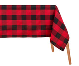 Red and Black Tablecloth