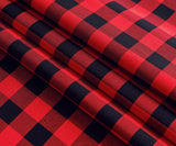 Red and Black Tablecloth