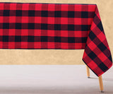 Red and Black Tablecloth